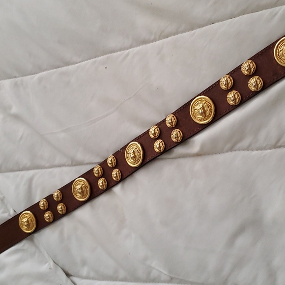 CODE AZURE leather belt size 32 NEW no tag - Picture 8 of 8